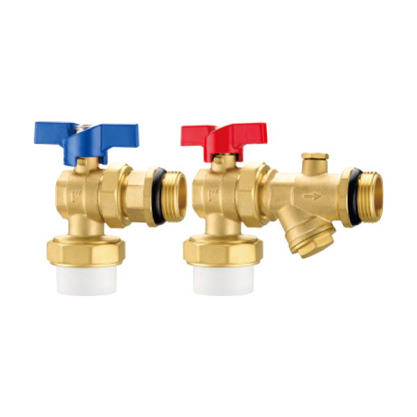 PPR Shunt Ball Valve (Angle Type Filter)